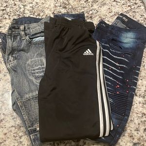 3 pair of size 14 pants in boys